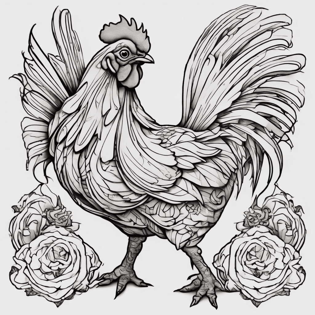 I want a pretty chicken inspired by the queen of my heart song with the name Rachel