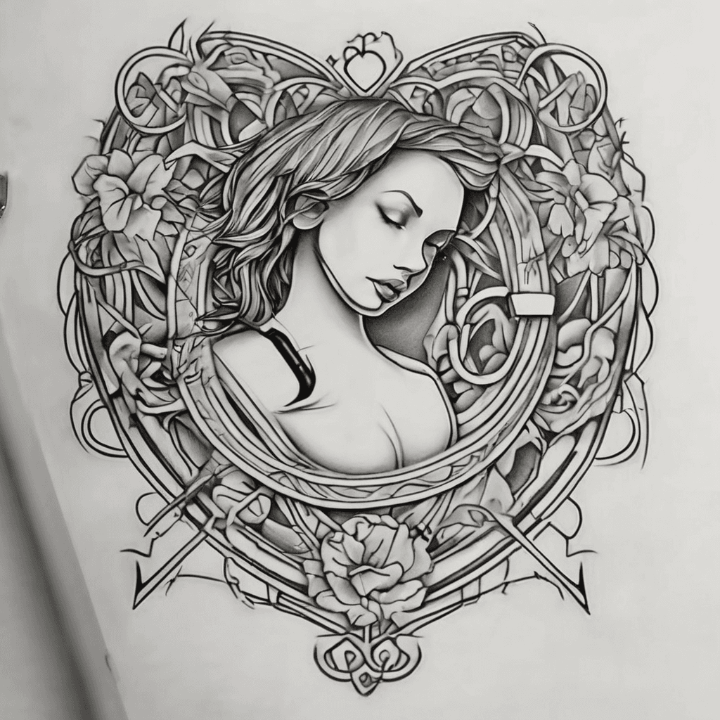 my daughters name which is Gloria...a one sided heart with a lock attached to the bottom of the lock