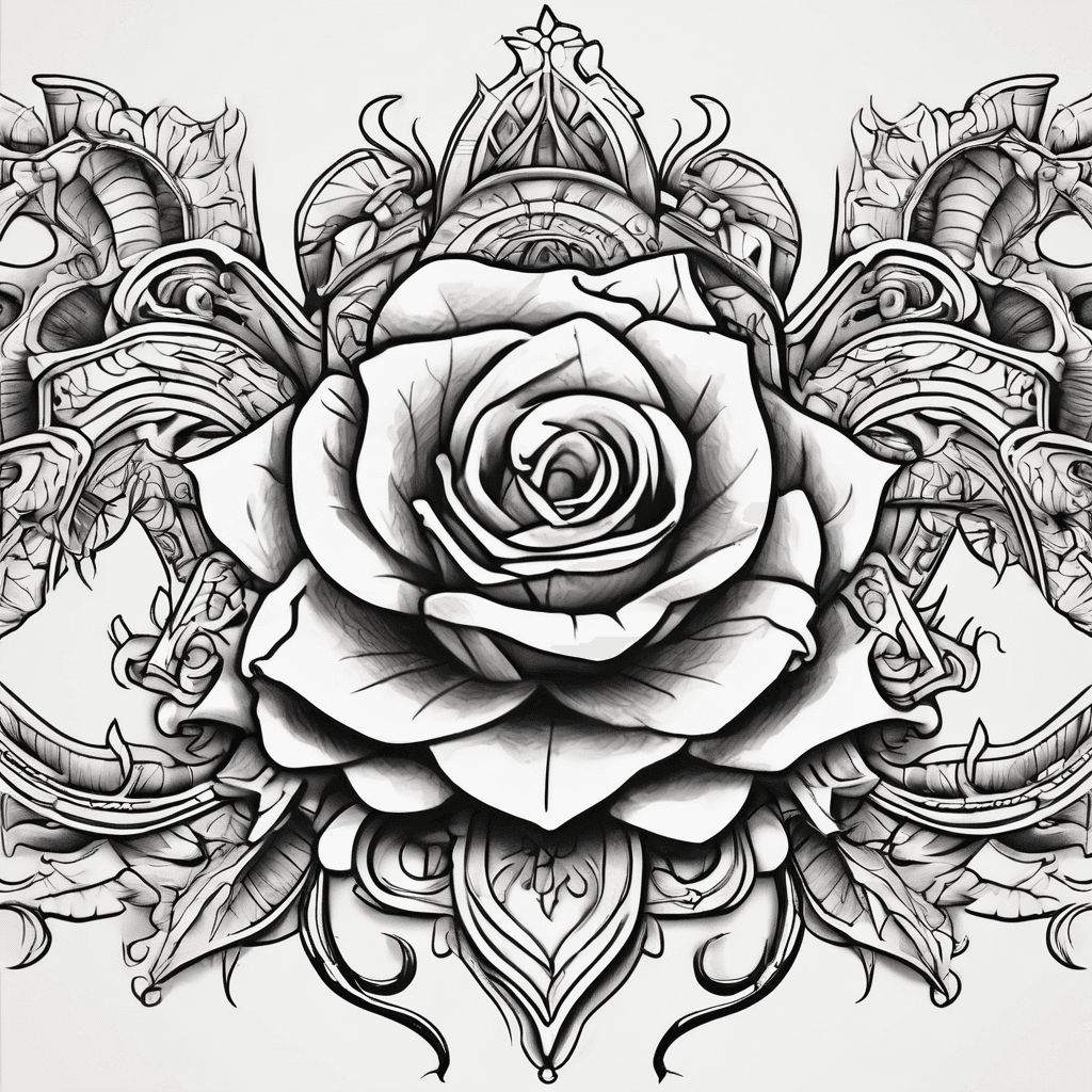 A beautiful tattoo design featuring the name "All Money Is Legal" in elegant lettering