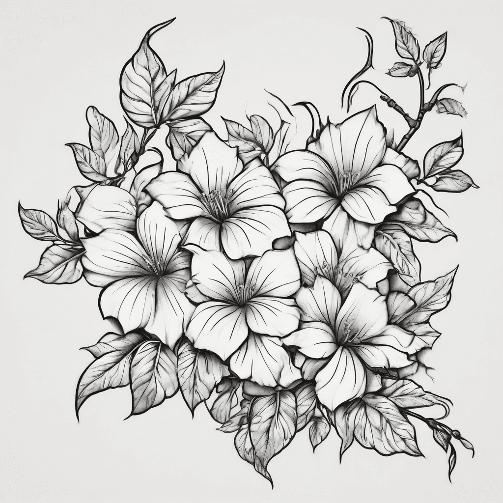 vine plant with large flowers for side of ribs