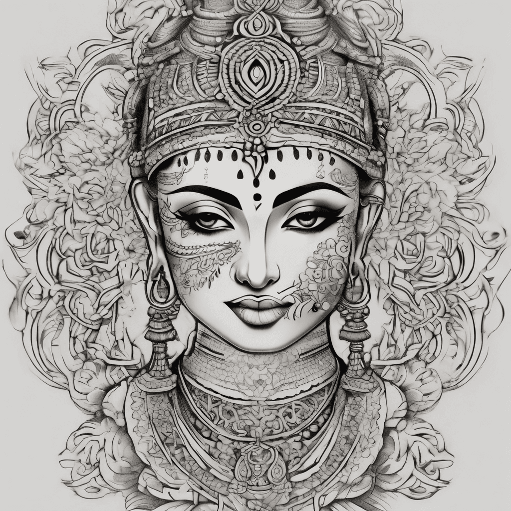 A beautiful tattoo design featuring the name "RIYAARTH JINAAGYA" in elegant lettering