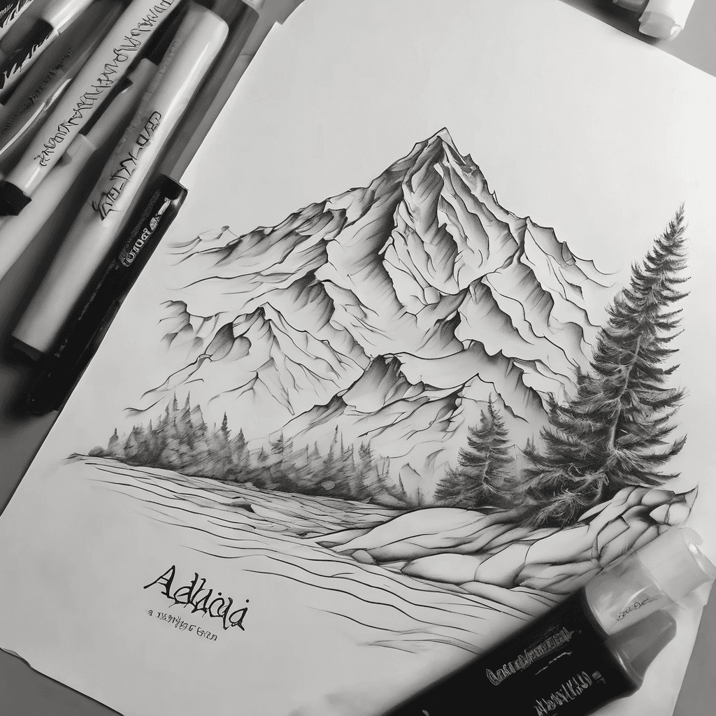 A name of my son adhiraaj as spent 10 years already thinking s perfect name he is born on my favourite day which is christmas , name should highlight power strength and meaning also add a minimalist mountain landscape