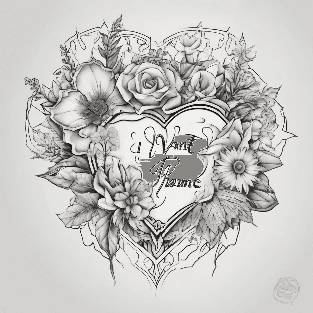 I want the name Krystal with some heart and flowers