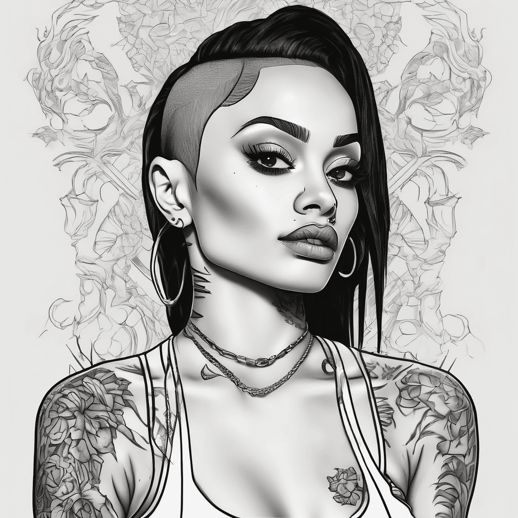 Kehlani name tattoo