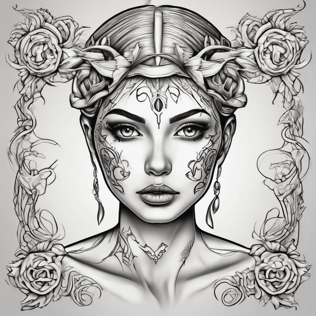 A beautiful tattoo design featuring the name "Obregon" in elegant lettering