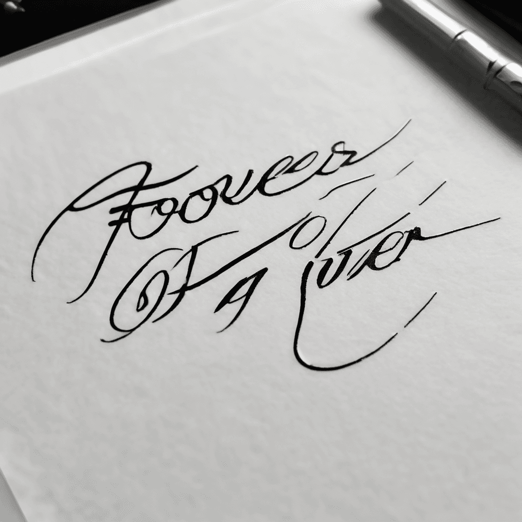 “A minimalist of a dainty fine-line tattoo The word 'forever' is written in a continuous, elegant lowercase cursive script, looking like fine thread. Tiny size, ultra-thin needle, clean skin,