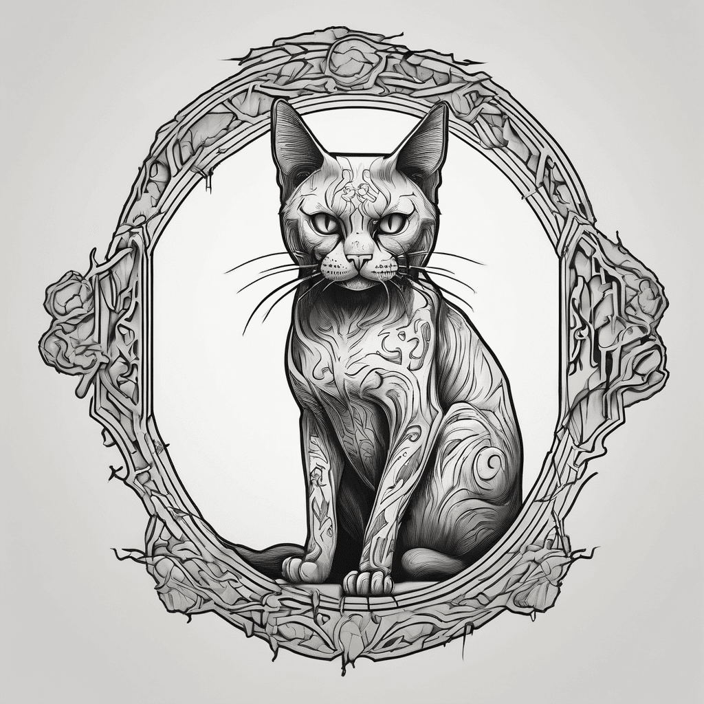 A zombie cat like in the movie pet semetery