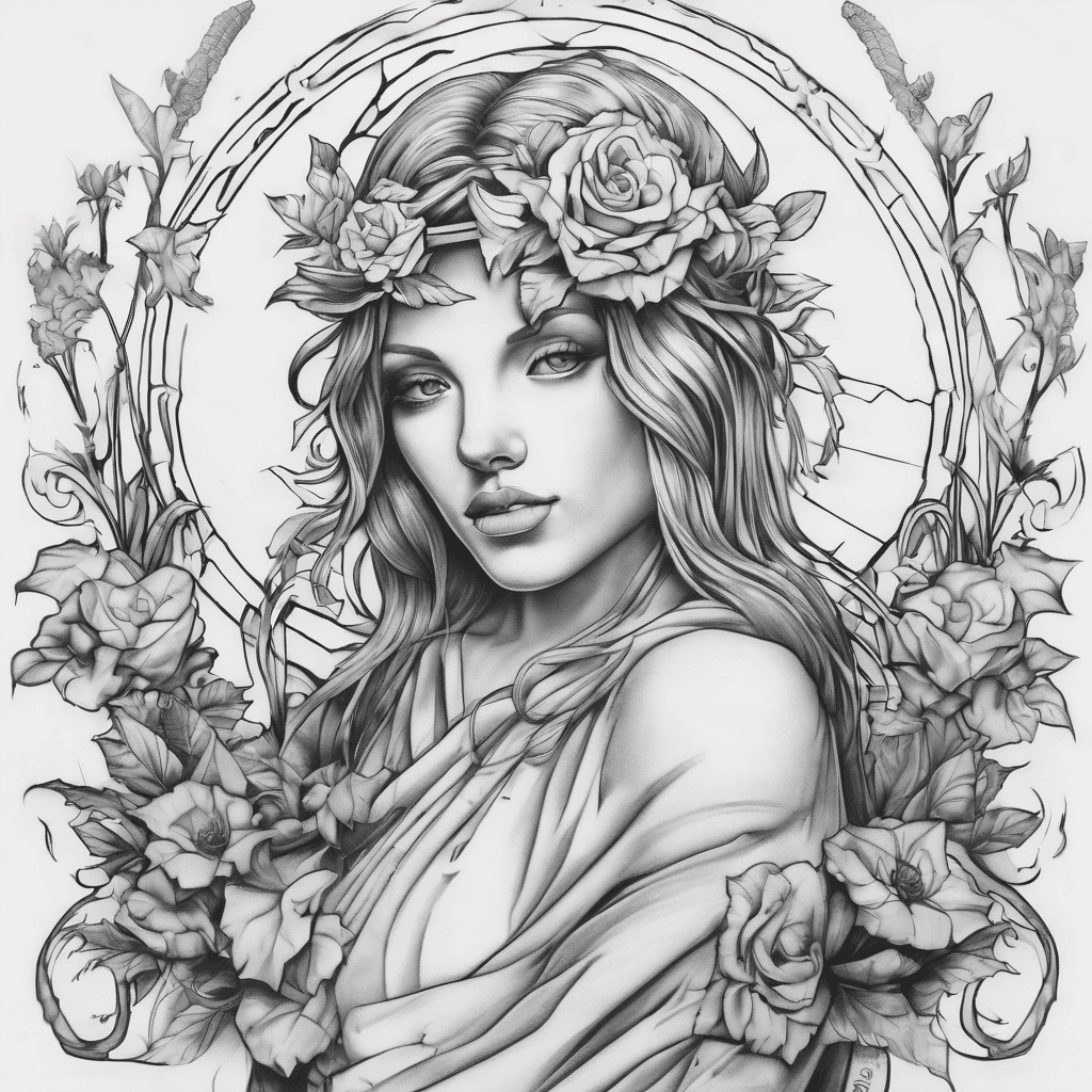 I want something on my shoulder not verry long , it should be covered and i want it to depict my willingness to be closer to Jesus Christ,growth, happiness