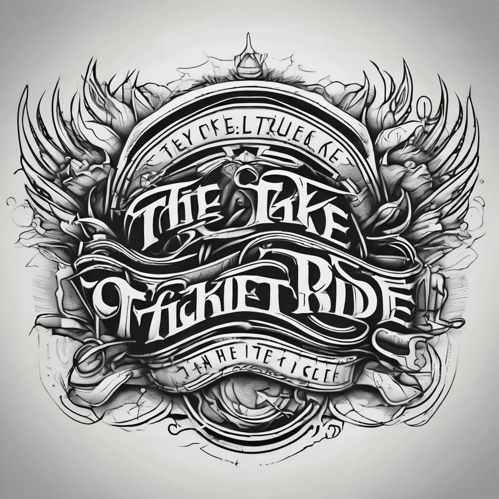 Handwriting
“buy the ticket
take the ride”