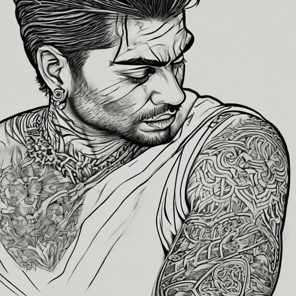 I want Daw La Aye in Arabic and make it look cool for a man tattoo on arm