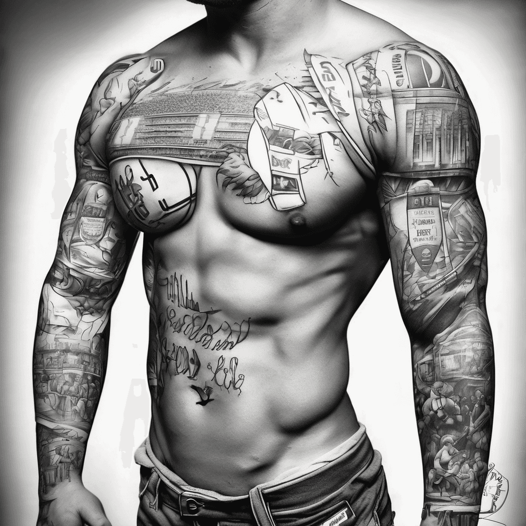 Half sleeve with a mix of Meaning of living life, Alabama football, my kids birth days and aviation