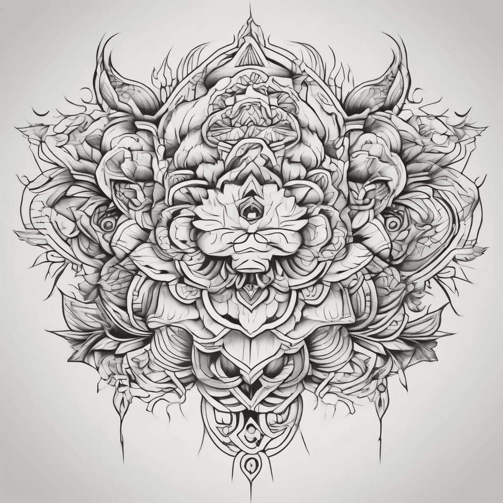 Decorative nipple tattoos