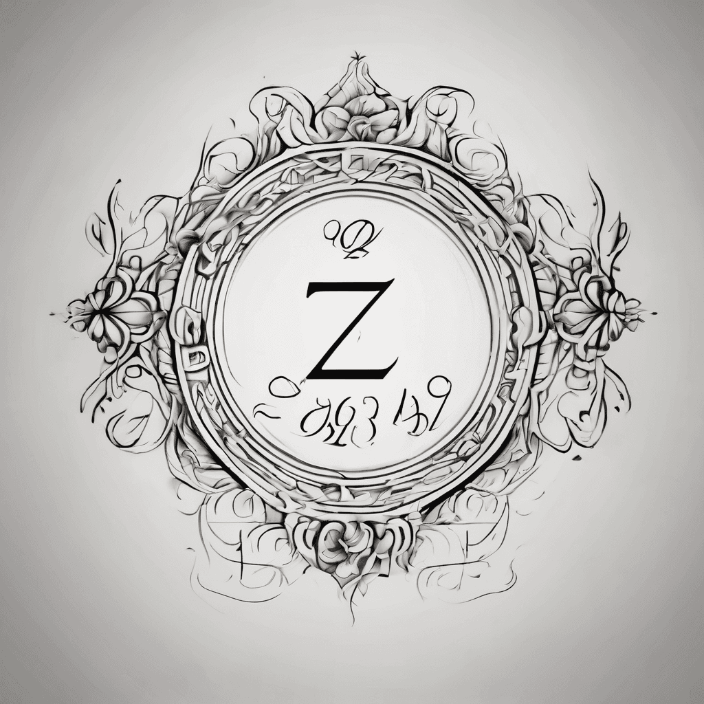 cursive roman numbers with the date 27.04.81