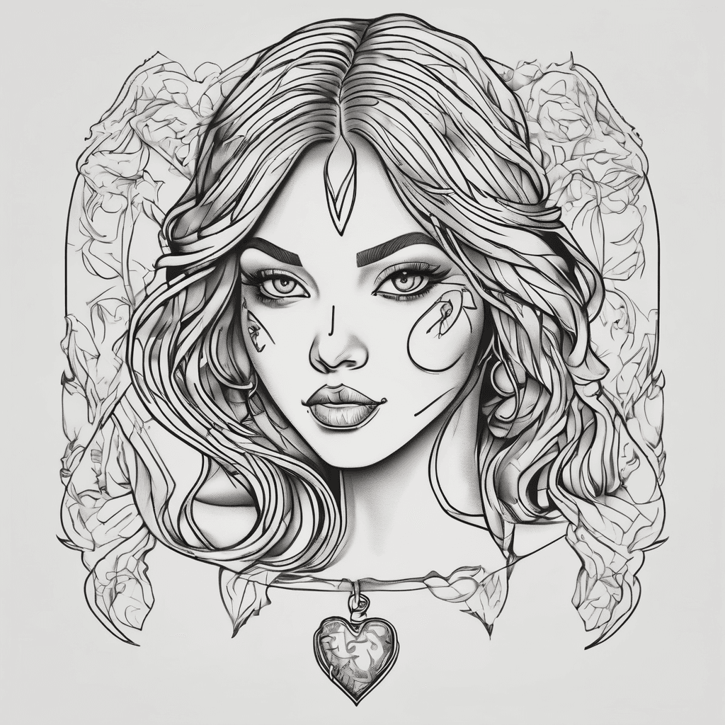 Mia with a love heart