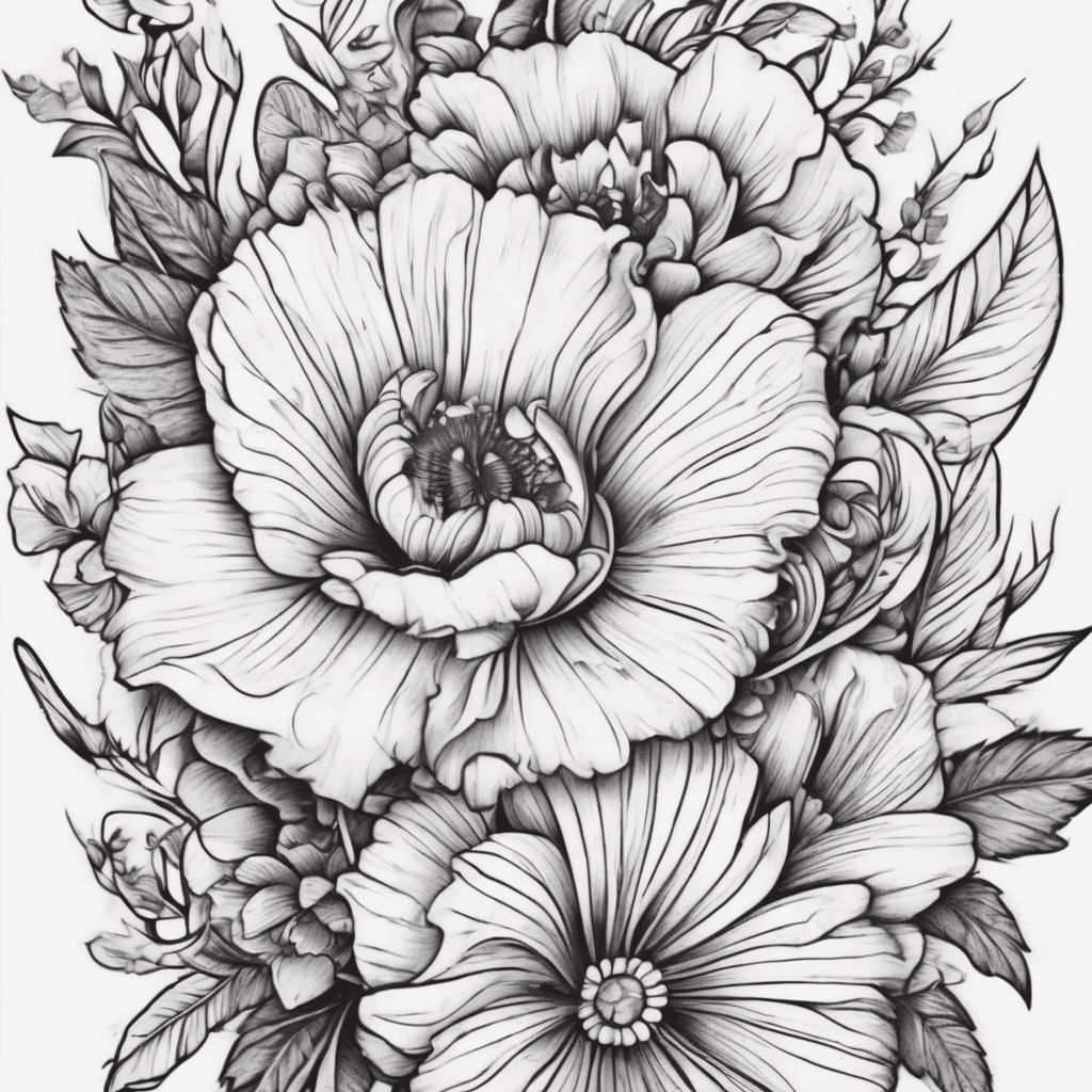 A lower arm floral sleeve with littles and a country look