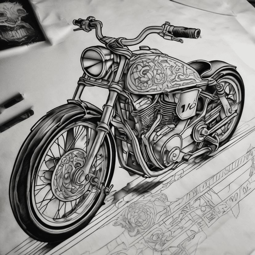 Idée de tatouage bike