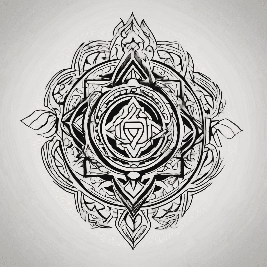 Shubha name Symbol tattoo small for hand