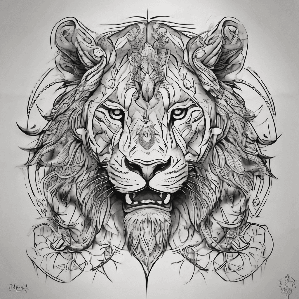 I need a tattoo design which resembles strength, power, confidence, love, luck, money, courage