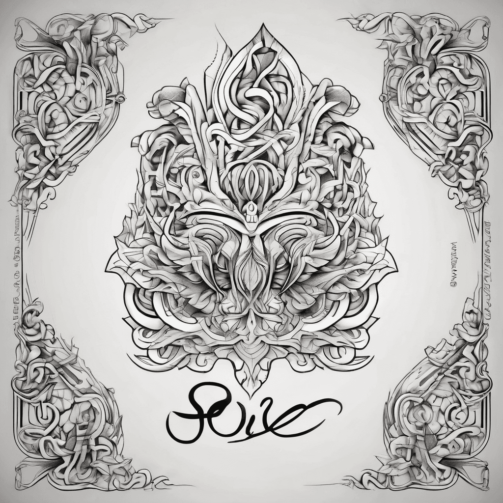 A beautiful tattoo design featuring the name "Oli " in elegant lettering