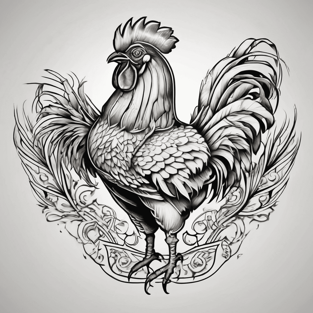 A beautiful tattoo design featuring the name "Pollo" in elegant lettering