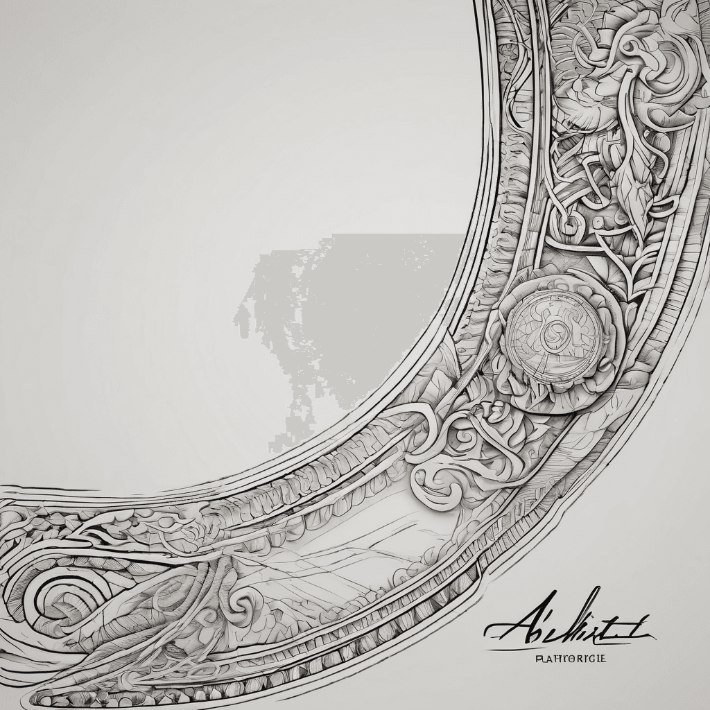 A beautiful tattoo design featuring the name "Abhijith" in elegant lettering
