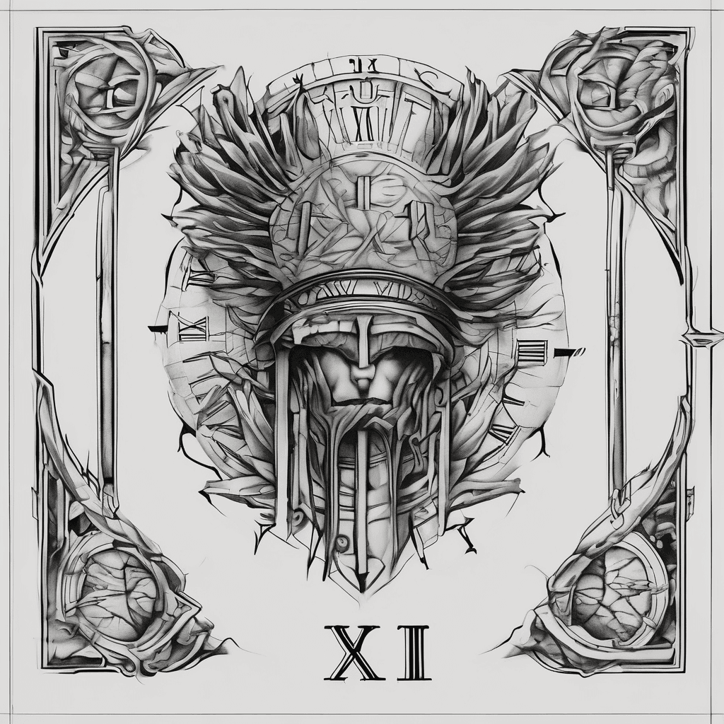 roman numerals, all caps in semi thin black ink, times new roman or a similar font, this: XVI X MCMXCIX