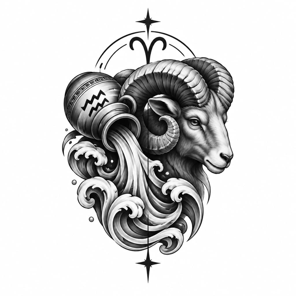 Aquarius and Aries birth signs combined