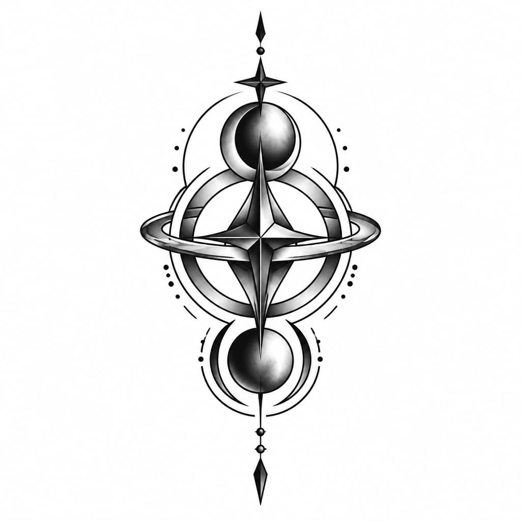 Some geometry shape refereed to absolute , which could be inked on the neck