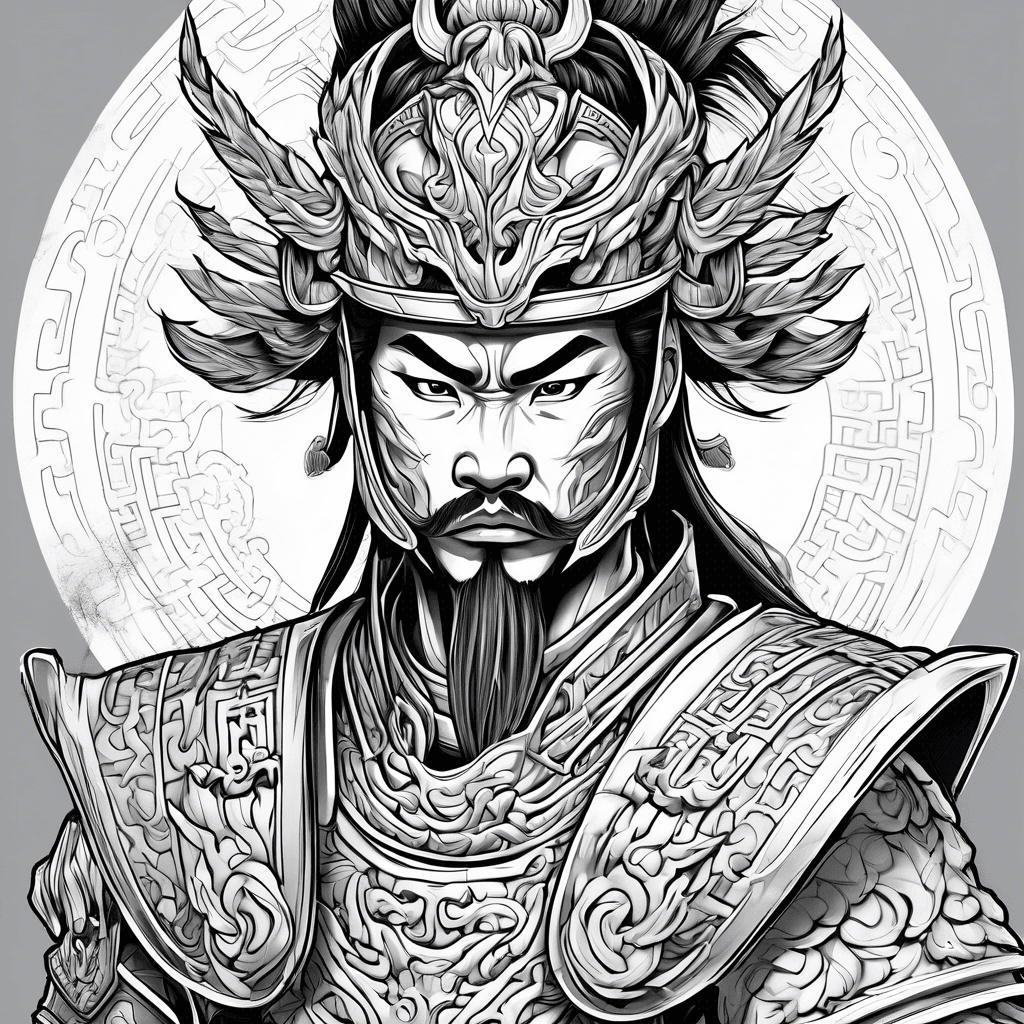 Chinese Warrior Lu Bu, Dynasty Warriors inspired