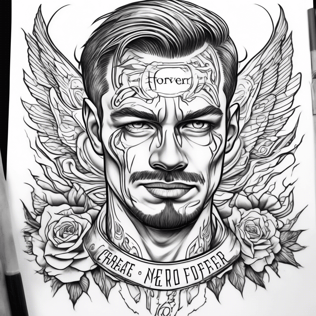 create me a tattoo for my dad maybe something that says forever hero and/or his birthday 9/20/1967