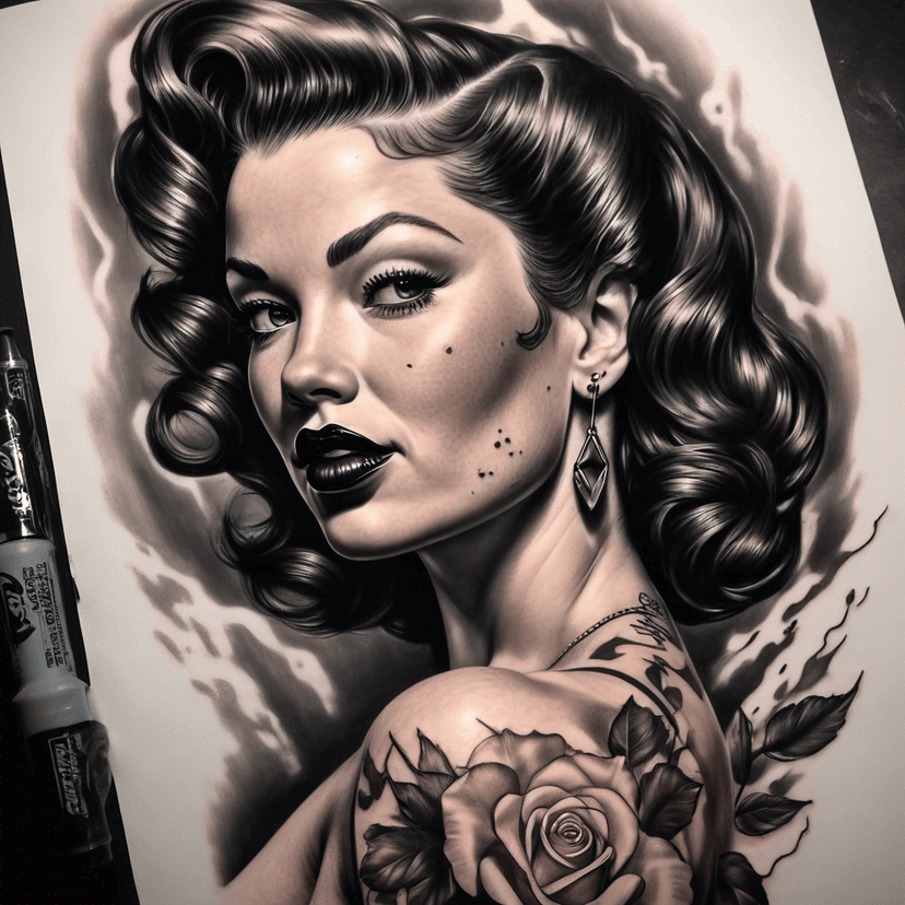 Idée de tatouage pinup