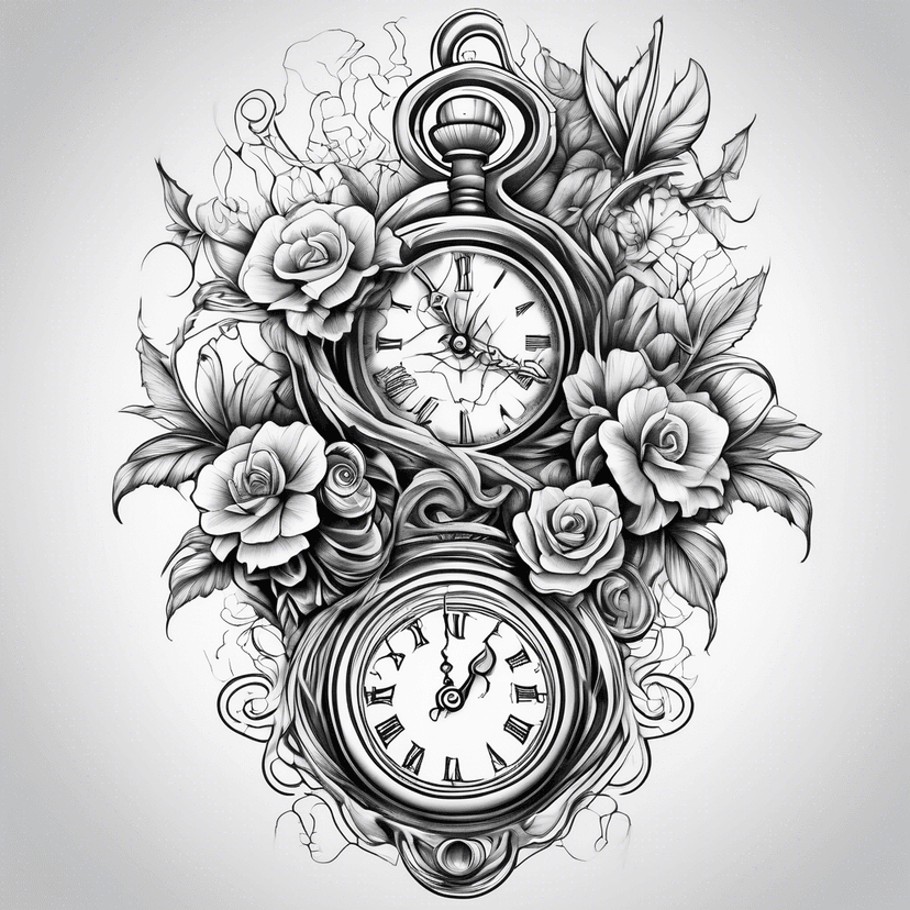 Idée de tatouage time