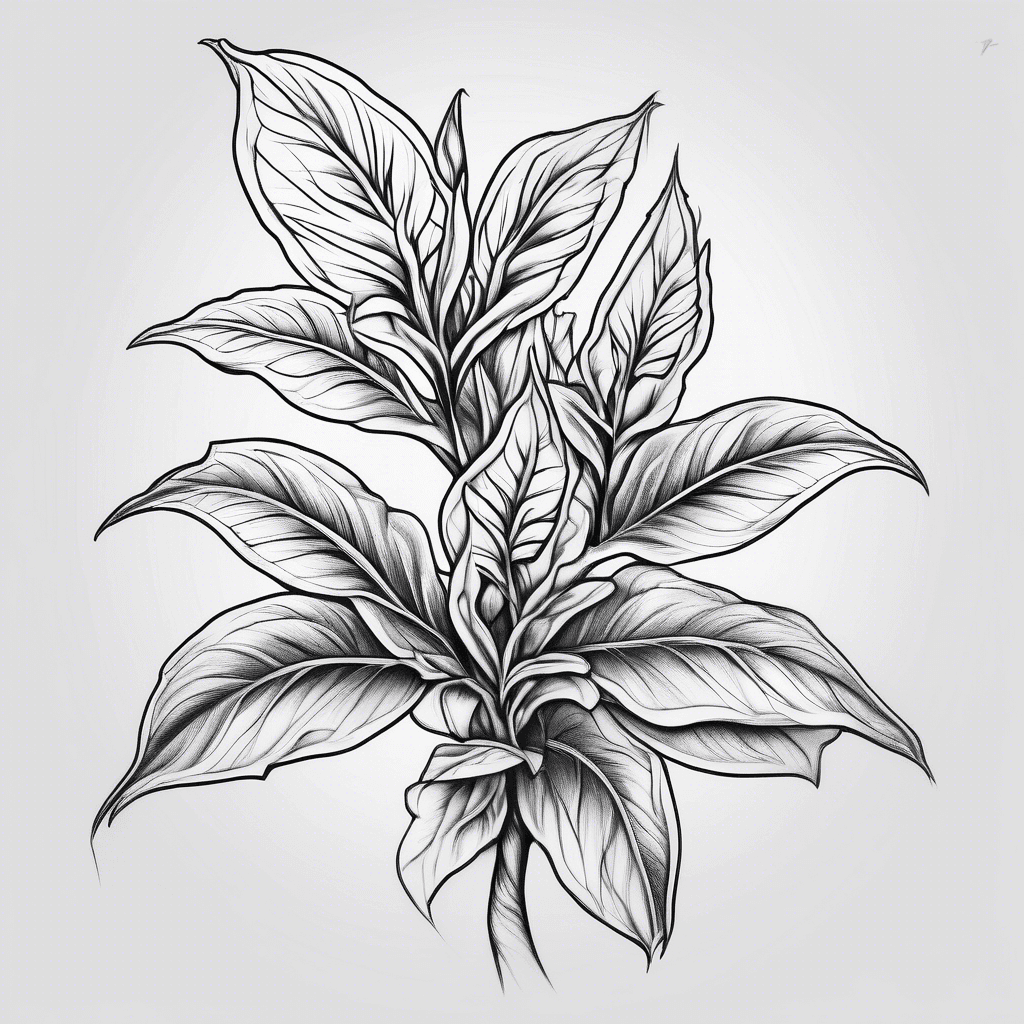 A Vanille plant writen by side sacrificio