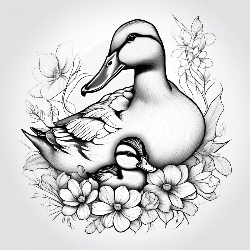 Idea per tatuaggio duck