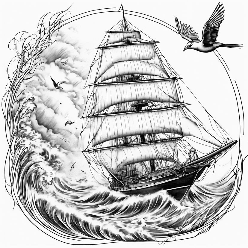 Idea per tatuaggio sailing
