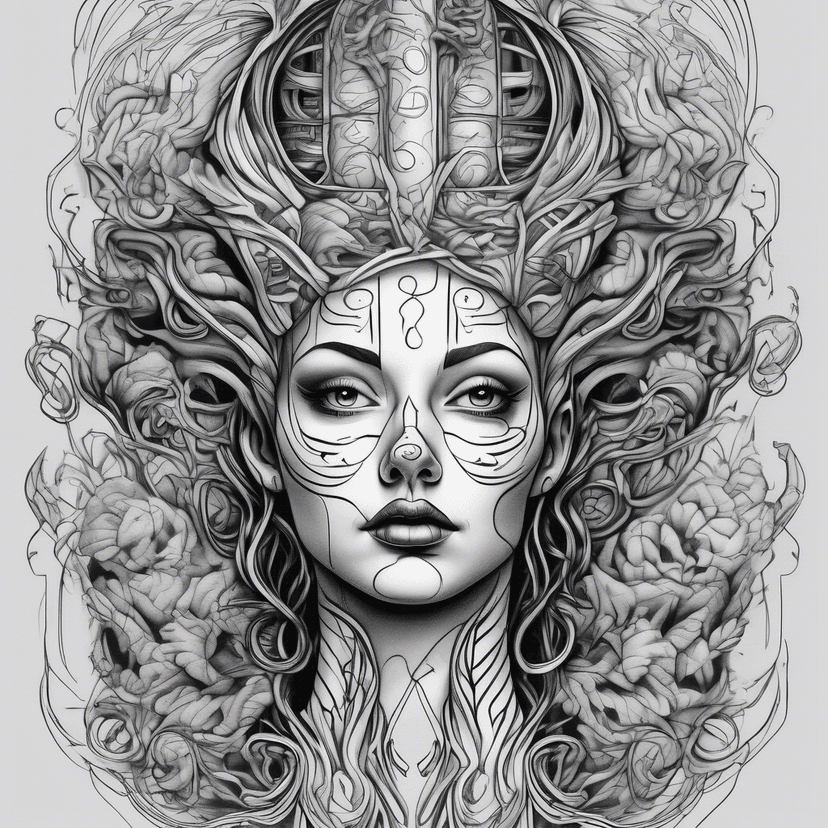 Idée de tatouage surreal
