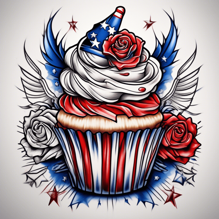 Idea per tatuaggio cupcake