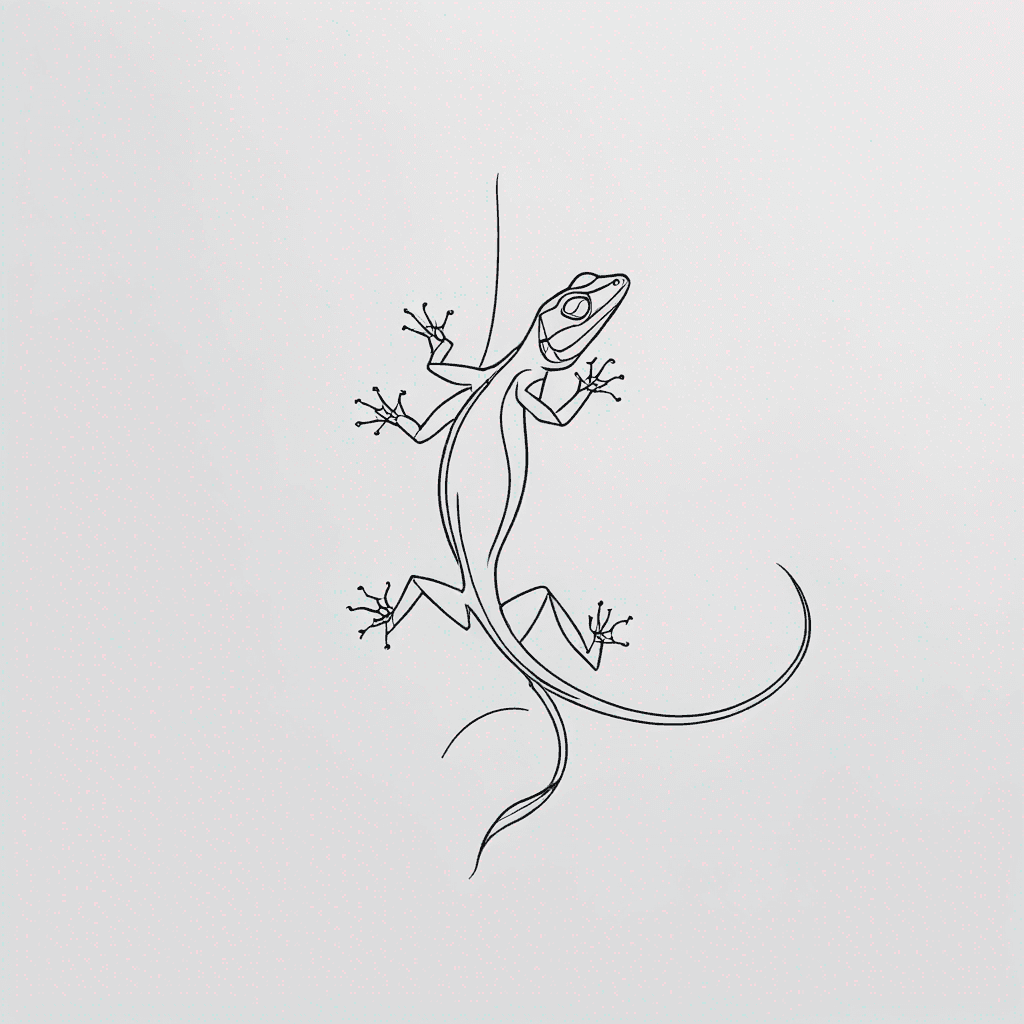 Crawling Lizard, view from the top