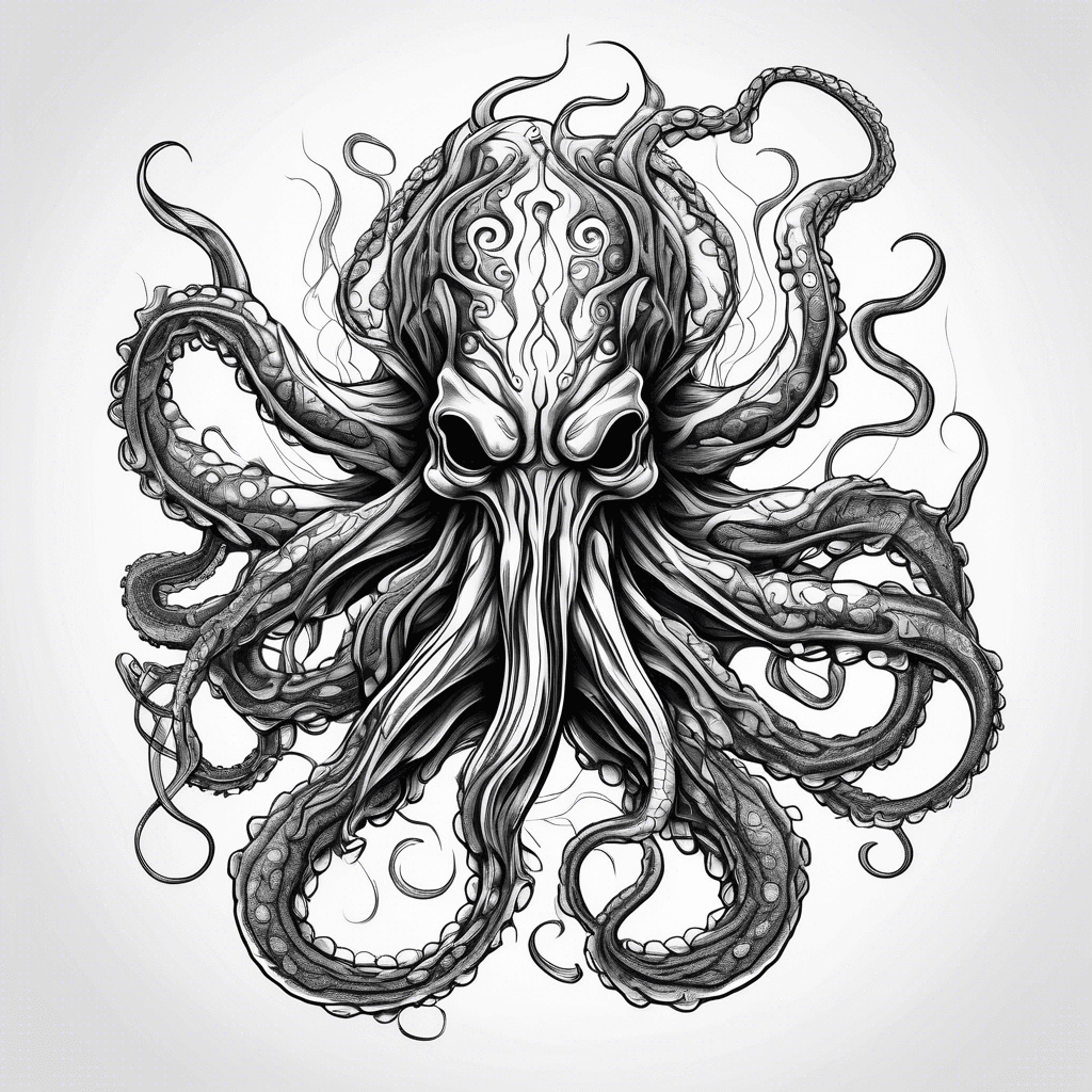 Tentacles demon colourful