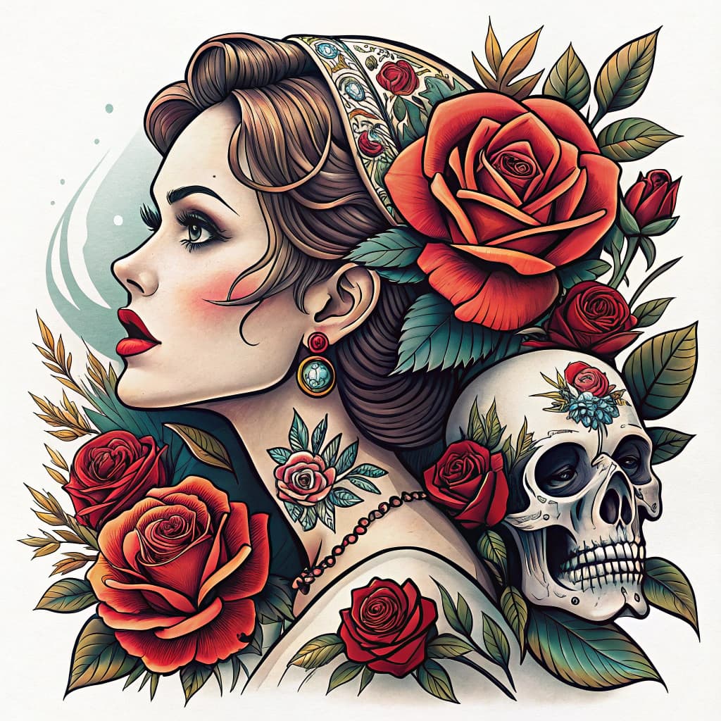 Tattoo designs that incorporate optical illusions and perspectives.