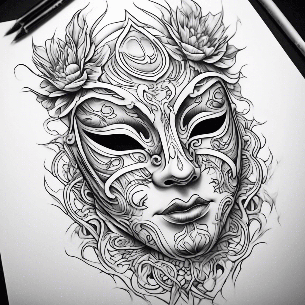 Natval Tartaglia mask Water