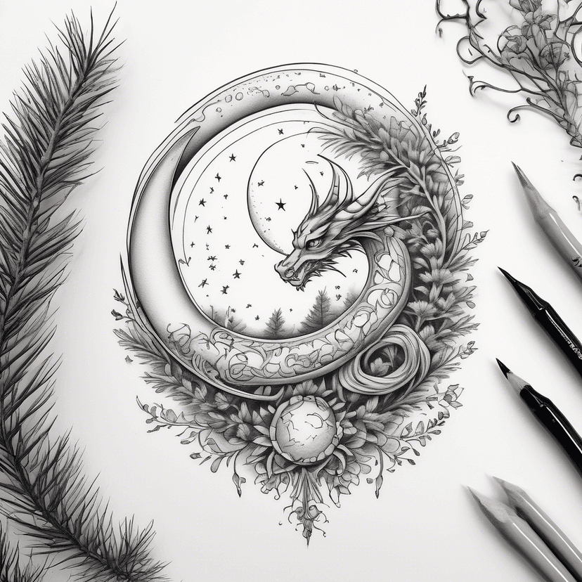Idée de tatouage whimsical