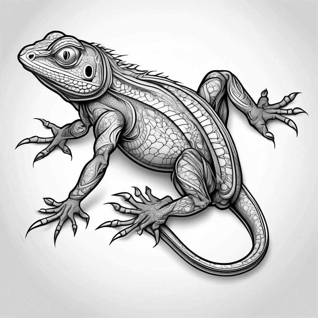Crawling Lizard, view from the top