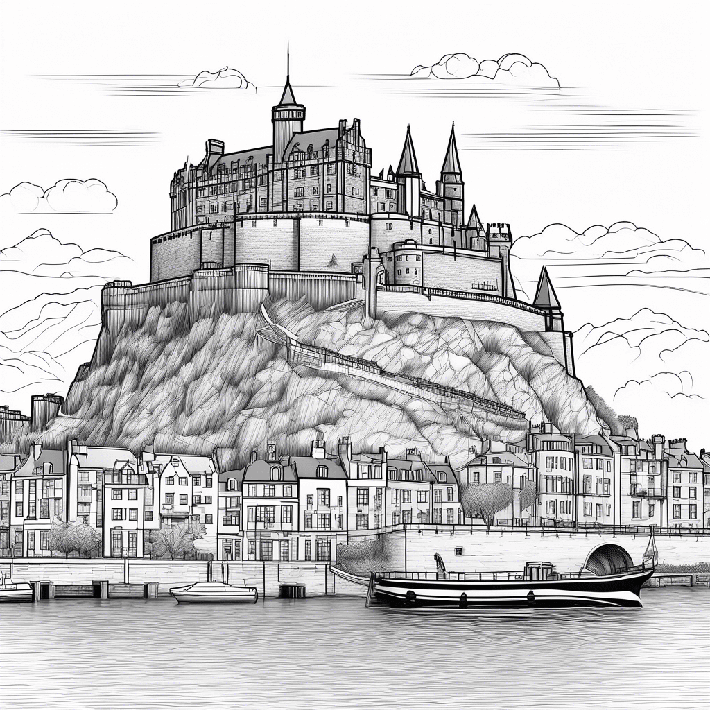 Edinburgh Castle, and Huia Point Lookout connect by a Venice Canal