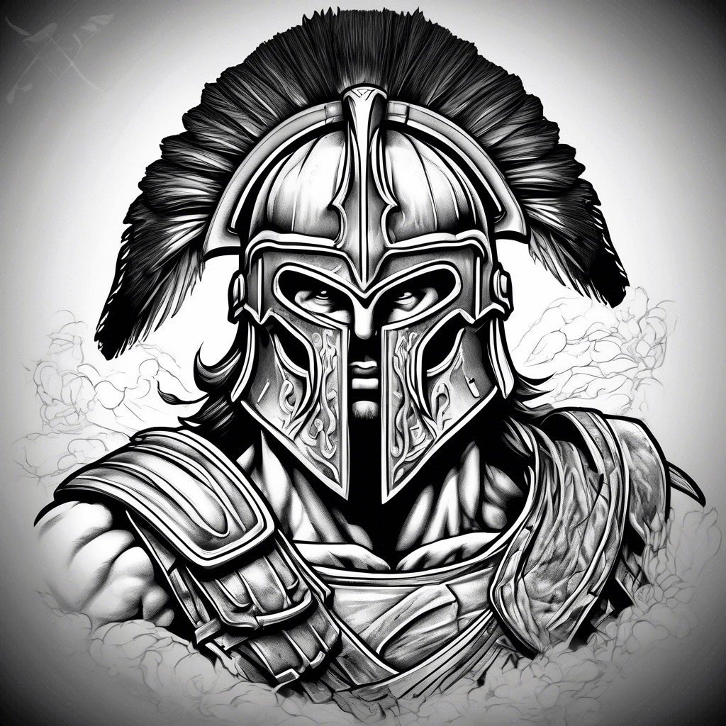 Spartan warrior with molon labe in greek and psalms 144:1 in english
