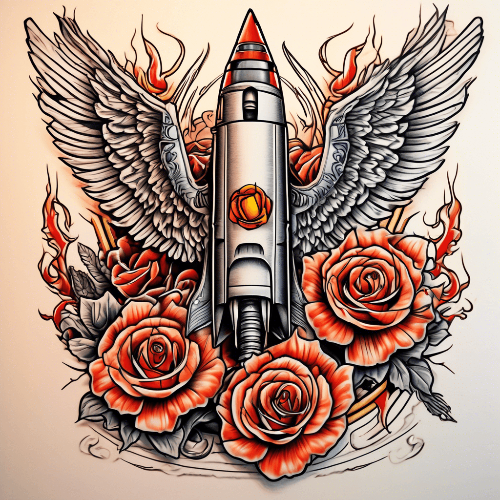 the name "maverick" with a missile flying above it