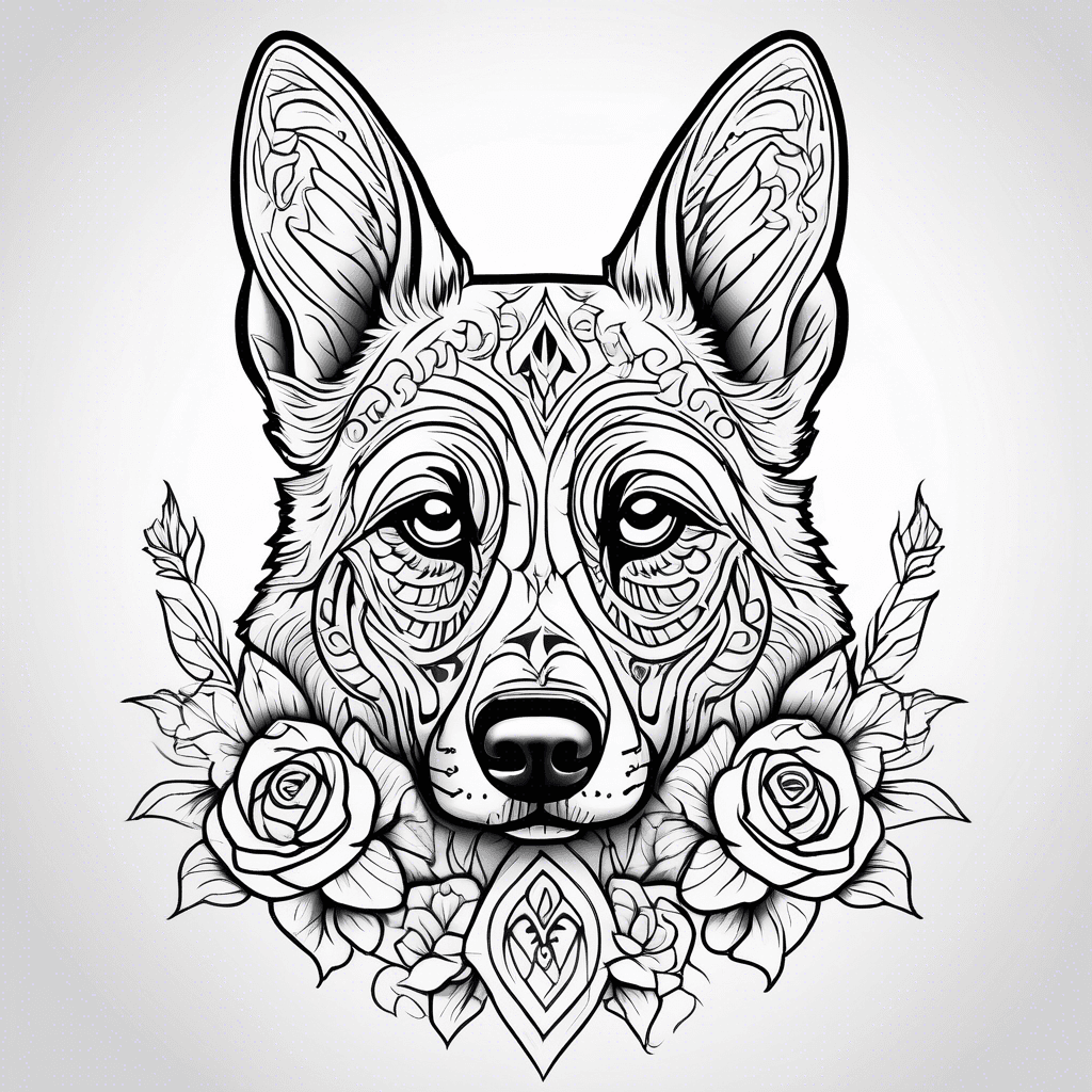 day of the dead german shepherd