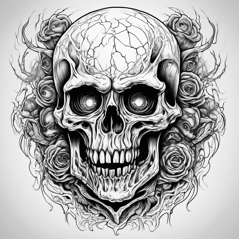 Idée de tatouage scary