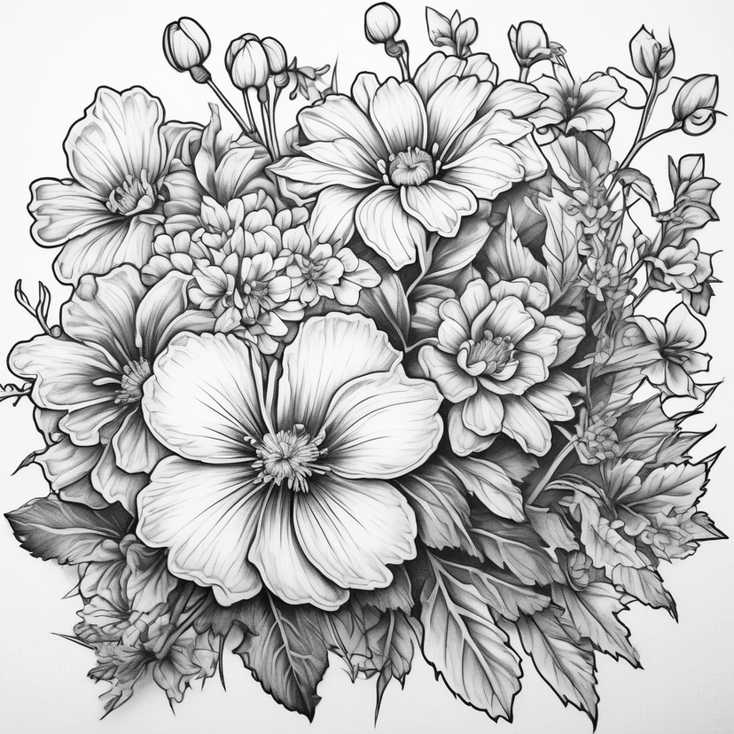 Idée de tatouage violet
