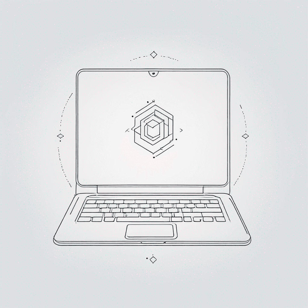 a beautiful laptop for coding